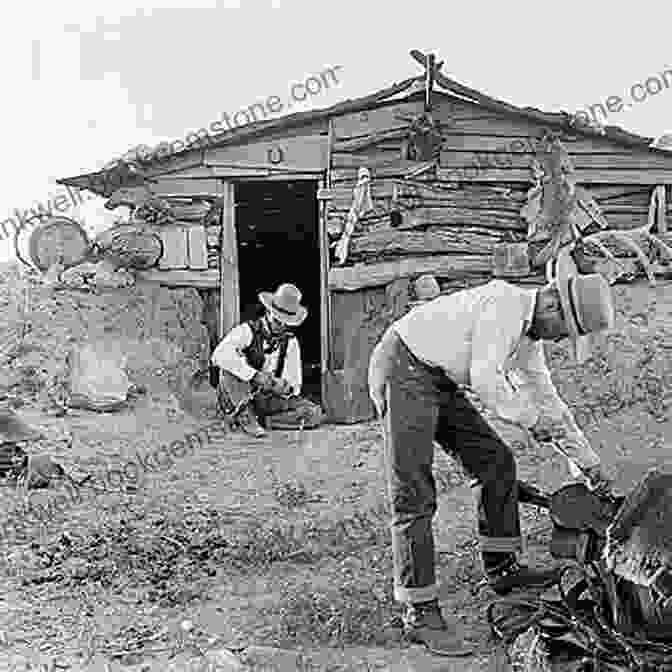 A Black And White Photograph Of A Family Standing In Front Of A Shack. The Family Is Dressed In Rags And Their Faces Are Weathered. The Shack Is Dilapidated And Surrounded By A Barren Landscape. Black Water: Family Legacy And Blood Memory