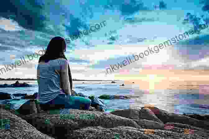 A Girl Sitting On A Rock By The Ocean, Meditating. Hawaii And Me: The Story Of How A Girl From Brooklyn Spent An Entire Summer In Hawaii ( And Me 4)