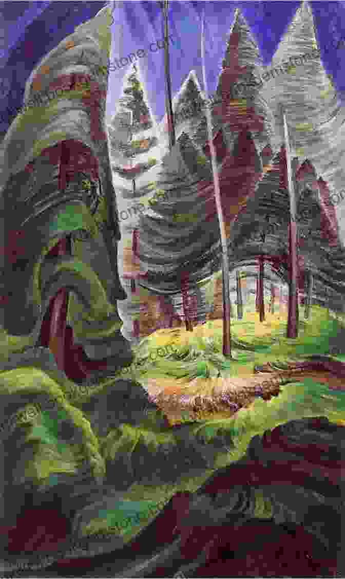 A Painting By Emily Carr Of A Forest Afrotopia (Univocal) Emily Carr