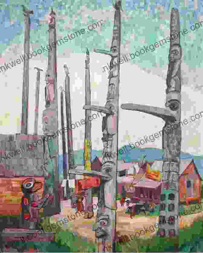 A Painting By Emily Carr Of A Totem Pole Afrotopia (Univocal) Emily Carr