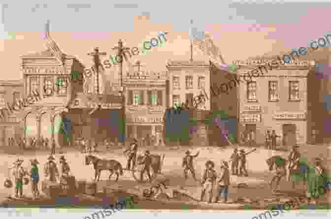 A Painting Depicting The Bustling Streets Of San Francisco During The Gold Rush Era A Short History Of San Francisco