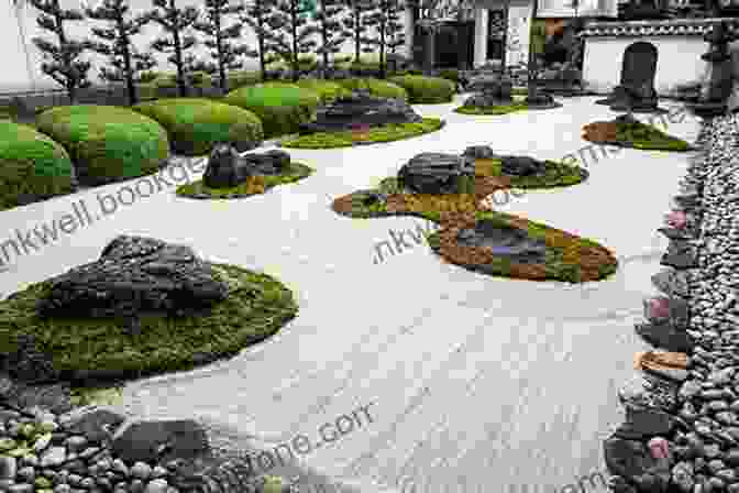 A Zen Garden With A Simple Arrangement Of Rocks, Gravel, And A Single Tree. Cutting Back: My Apprenticeship In The Gardens Of Kyoto