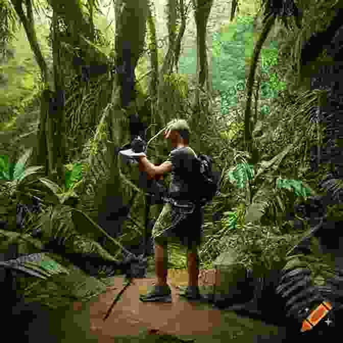 An Intrepid Explorer Stands Amidst A Dense Jungle, His Torch Illuminating The Secrets Of Aeternum's Ancient Ruins. New World (The Survivors Three)