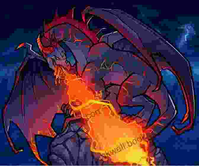 Crimson Heartstriker Dragon Breathing Fire, Its Scales Ablaze With An Infernal Glow A Dragon Of A Different Color (Heartstrikers 4)