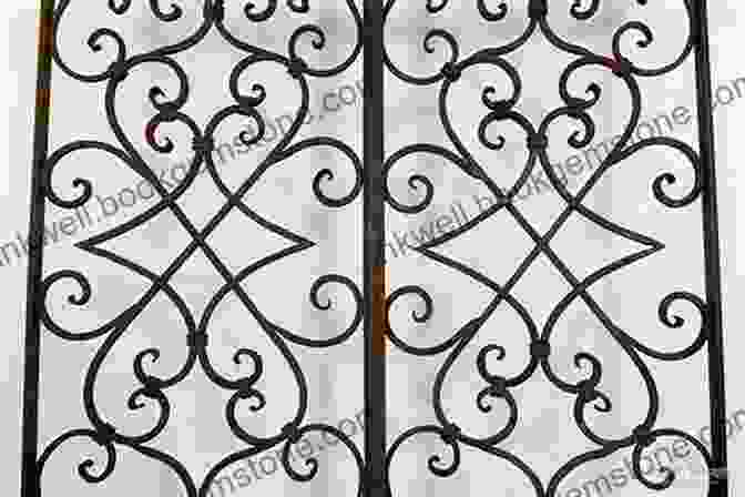 Elegant French Ironwork Gate With Intricate Scrollwork And A Central Medallion. Decorative French Ironwork Designs (Dover Jewelry And Metalwork)