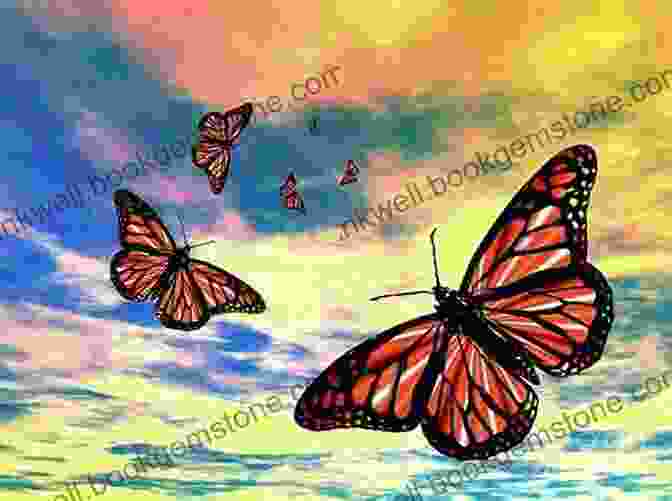 Image Of A Painting Of A Butterfly In Flight Painting Butterflies Blooms With Sherry C Nelson