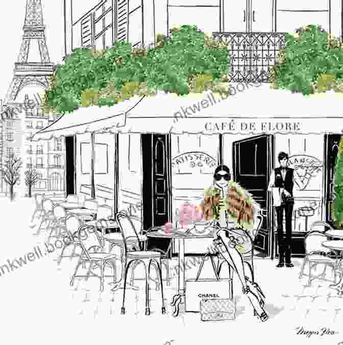 Megan Hess's Illustration Of A Woman Walking Along A Parisian Street, Capturing The City's Romantic And Inspiring Atmosphere Elegance: The Beauty Of French Fashion (Megan Hess: The Masters Of Fashion)