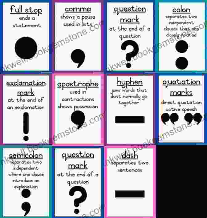 Semicolon Snails Monkey Tails: A Visual Guide To Punctuation Symbols