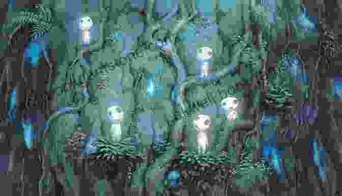 The Lush Forest Of Princess Mononoke, Showcasing Miyazaki's Reverence For The Natural World The Moral Narratives Of Hayao Miyazaki